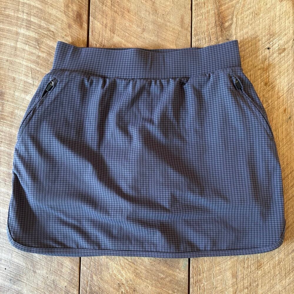 WERK Sports Mini Skirt Zip-Pockets Built-In Yoga Shorts Purple Women’s— Size S